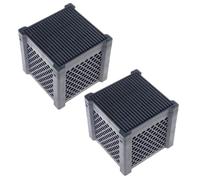 UncleS Boîte De Filtre D'aquarium Charbon Actif Multi-Pores pour Les Réservoirs Poissons Clairs Entretien l'eau Amélioration La Qualité l'eau D'aquarium