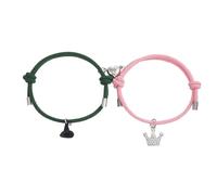 UncleS Bracelets De Perles Verre À La Main avec Fermoir Magnétique Couple Caracche/Collier Accessoire pour Les Fêtes Et Accessoire Mode Usage Quotidien