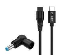 UncleS Câble De Chargement USB C À 3 Broches 100W avec Technologie De Déclenchement PD100W pour Ordinateurs Portables Moniteurs Routeurs Alimentation PC