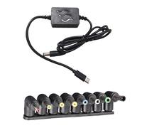 UncleS Câble De d'alimentation Type C DC24V avec Plusieurs Adaptateurs pour Les Lumières LED Et Les Caméras Sécurité Cordon d'alimentation