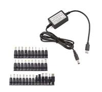 UncleS Câble De d'alimentation Type C DC24V avec Plusieurs Adaptateurs pour Les Lumières LED Et Les Caméras Sécurité Cordon d'alimentation