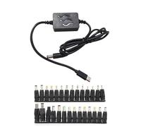 UncleS Câble De d'alimentation Type C DC24V avec Plusieurs Adaptateurs pour Les Lumières LED Et Les Caméras Sécurité Cordon d'alimentation