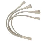 UncleS Câble Répartiteur Multi-ventilateurs 1 À 4 Ports Permet Un Contrôle Simultané Des Ventilateurs De Refroidissement Avec Connecteurs Renforcés Câble D'extension