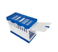 UncleS Cage À Oiseaux Détachable Accès Latéral Conception Pliable pour L'entraînement des Perroquets Boîtier De Pigeons De Course Cage Oiseaux en Plastique pour Les Jeunes