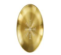 UncleS Candlestick Plate Zincs Alloys Candle Holder Tray Jewelry Crystal Storage Trays Organizers Pagans Ritual Tray Altars Plate Candle Holder