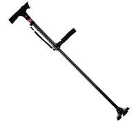 UncleS Canne De Marche Pliante avec Lumière LED De Sécurité Base en Caoutchouc Antidérapante Légèreté Durabilité pour Personnes Âgées Poignée Ergonomique