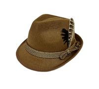 UncleS Chapeau classique de cochon pour fête de la bière Oktoberfest Festival Coiffe Jeu de bière Widget Gentlemen Couvre-chef Fête de la bière Chapeaux Fedoras pour femmes et hommes, e, taille unique