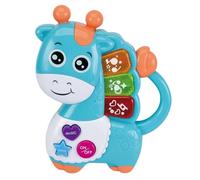 UncleS Childrens Piano Keyboard Toy Cartoon Giraffe Design Multiple Music Mode Educational Function for Cognitive Development Cartoon Giraffe Musical Learning Toy