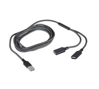 UncleS Convertisseur USB Mâle À Double Femelle pour Lecteurs Clignotants D'ordinateur Portable avec Données À Vitesse Rapide Et d'alimentation Répartiteur De USB