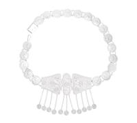 UncleS Courte Ethnique À La Mode Pichets Belt Taies Chaîne De Taille En Alliage Texture Adaptée Femmes Qui Aiment Tendance À Mode