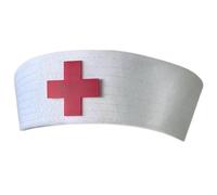 UncleS Crosed Berets Casquettes pour femmes filles Mode Marine Halloween Cosplay Costume Festival de musique Uniforme Anime Anime, Rouge/blanc, taille unique