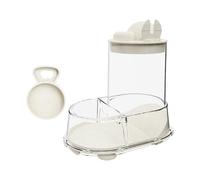 UncleS Distributeur de nourriture transparent pour hamster - Pour observation des aliments - Systèmes de distribution automatique - Alimentation constante - Mangeoire détachable pour hamster