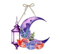 UncleS Élégant ornement suspendu avec lune élégant Ramadan porte de lune suspendue panneau décoration pour ou salle de classe Cadeaux Ramadan