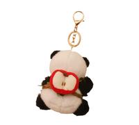 UncleS Élégant Panda Plush Keychain Belle Peluche Porte-clés Jouet Animal Rempli pour Décoration Sac à Dos Petit Jouet, b, taille unique