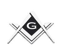 UncleS Emblèmes de fraternité franc-maçon autocollant autocollant adhésif puissant peste durable pour voiture camion accessoires moto autocollant