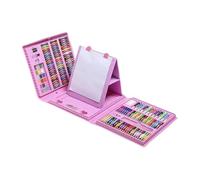 UncleS Ensemble D'art Pour 208 Pièces Crayon De Couleur Marqueur Stylo Aquarelle Papier À Dessin Chevalet Double Face Garçons Et Filles Fournitures De Classe Étudiants