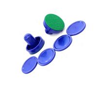 UncleS Ensemble de poussoirs pour air hockey avec 4 palets, ensemble de palets et de poussoirs pour table de hockey sur air standard, poussoirs et palets durables