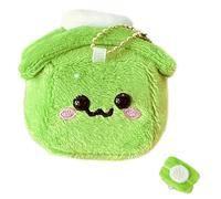 UncleS Événement Catching Sushi Plush Ornement Sac Porte-clés Charme Pour Le Charme À Vos Biens Qui Sont Excellents Pour La Décoration Et Offrir Décoration Peluche Douce, herbe verte