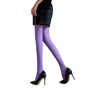 UncleS Femmes avec couleur unie Jardins de pieds Plein Collants Clair 50 Deniers Opaque Mode Secret Femmes Opaques Pieds en Microfibre Coloré, Vert neige, taille unique