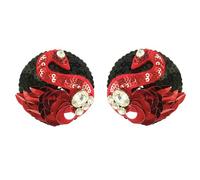 UncleS Femmes élégant en forme de canard paillettes pierres de ressources colle pâtés cache-tétons coussinets soutien-gorge pour fêtes et robes de soirée pierres arbustes, r, taille unique