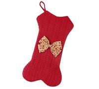 UncleS Festival Chien Os Chaussette de Noël Chaussette Individuelle en Forme d'os pour Cadeaux Cheminées de Noël Suspendues Décors Vacances de Chien Décorations