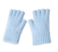 UncleS Gants à doigts de couleur fixes Gants épais Chauffe-mains tricotés Écran tactile pour écrire École de lecture quotidienne École de bureau Respirant