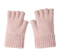 UncleS Gants à doigts de couleur fixes Gants épais Chauffe-mains tricotés Écran tactile pour écrire École de lecture quotidienne École de bureau Respirant