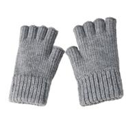 UncleS Gants à doigts de couleur fixes Gants épais Chauffe-mains tricotés Écran tactile pour écrire École de lecture quotidienne École de bureau Respirant