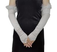 UncleS Gants De Mariée Accessoire Bal Pour La Scène Du Concert Des Opéras Montre Des Banquets Soirée Dansant Longues