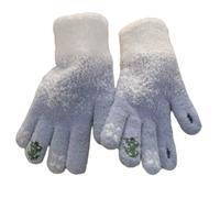 UncleS Gants de Sainte Doublure Épais pour Adultes Femmes Écran Hiver Gants Tactiles Vêtements Accessoires Chauffe-Mains Shopping Chauffe-mains Femmes, bleu, taille unique