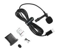 UncleS Haute Sensibilité USB C Lavalier Mic Microphone Condensateur Profitez du Pick-up Sonore Clair À 360 Degrés pour Le Chat en Ligne Meeting High Sensitivité Mic