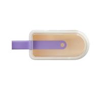 UncleS Ice Lolly Moule à crème en silicone avec couvercle empilable avec bâton pour sorbets au chocolat multi-usages