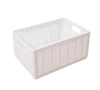 UncleS Japanese Foldable Organiser Bin Sturdy PP Construction Divided Sections for Socks Bras Underwear Organization Tool Foldable Organiser Bin