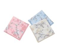 UncleS Lady Square Mandkerchief Cotton Flower Women Child Print Face Coundre Main Serviette Hanky Wedding Femmes Coton Mandkerchief