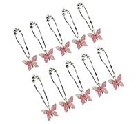 UncleS Lot de 10 crochets de rideau de douche colorés en acrylique - Anneaux métalliques résistants à la rouille - Glissement lisse - Pour décoration de salle de bain - Accessoires de salle de bain