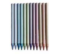 UncleS Lot de 12 crayons aquarelle en bois solubles dans l'eau pour colorier des pages à colorier, illustrations, fabrication de cartes, pigments solubles dans l'eau