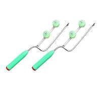 UncleS Lot de 2 outils de plantation de patates douces en fer haute performance - Ergonomique et sans effort - Navigation moulue - Portable - Planteur de patates douces