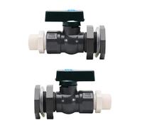 UncleS Lot de 2 valves en PVC Spigot pour tonneaux de pluie 3/4"