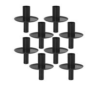 UncleS Lot de 4/8 supports en métal pour insertion de bouteille de vin, chandelier, adaptateur, centres de table, décorations, insert de bouteille