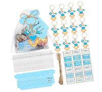 UncleS Lot de 6/20 porte-clés avec étiquette autocollante pour bébé de mariage et fête de festival