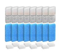 UncleS Lot de 8/12/16 filtres de rechange rectangulaires pour fontaine pour animaux de compagnie - Optimise la routine d'hydratation de votre animal de compagnie - Filtre à eau pour chat