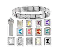 UncleS Module D'outil De Liaison Multifonctionnel Breloques Connexion en Acier Inoxydable pour Bijoux Ensemble Breloques en Acier Inoxydable