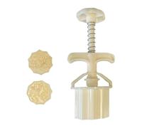 UncleS Moule à gâteau de lune chinois avec timbres ananas gâteau ventre moule à dessert pressé à la main moule haricots pâtes moules à gâteau outil de pâtisserie créatif