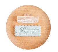 UncleS Moules à biscuits pour fête de l'Aïd Festival pour le plaisir des vacances et les célébrations, qualité alimentaire, moule à dessert acrylique