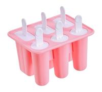 UncleS Moules à sucettes en silicone flexible pour enfants 6 compartiments avec bâton amovible crème en silicone pour enfants