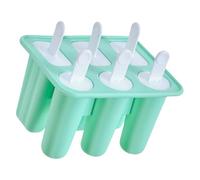 UncleS Moules à sucettes en silicone flexible pour enfants 6 compartiments avec bâton amovible crème en silicone pour enfants