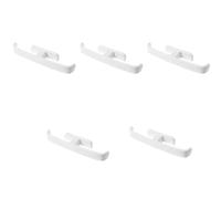 UncleS Not Drill Wall Mounted Slipper Rack 5Pcs Space Saving Solution Shoe Hanger Storage Shelf for Bathroom Organization Space Saving Shoe Storage Rack