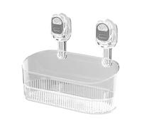 UncleS Organisateur De Transparents Boîte À Cosmétique Murale Boîte À Aspiration Aspiration Salle Bain Conteneur Rangement Bain pour La Maison Et L'organisateur
