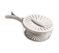 UncleS Panier de nettoyage intelligent Twist Fruits Panier de nettoyage Lave-vaisselle Récipient de rangement sûr avec étagère de filtre de vidange Fruits en plastique durable Machine à laver