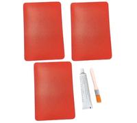 UncleS Patchs De Réparation De Bateau Gonflable en PVC 6 Pièces Perforation De Bateau pour Kayak Gonflable Canoë Jouet Aquatique Patchs De Réparation De Radeau en PVC